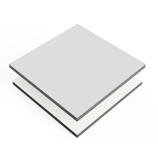 [00001158] Lastra Dibond Grigio/Bianco 1500x4050x3