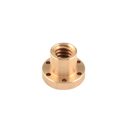 [00001671] Flanged bronze nut Tr12x3 rh