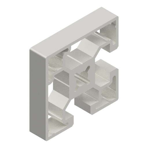 [00002140] Profilo in Alluminio 45x45 C.10 Leggero 2 Lati Chiusi PR0450C02