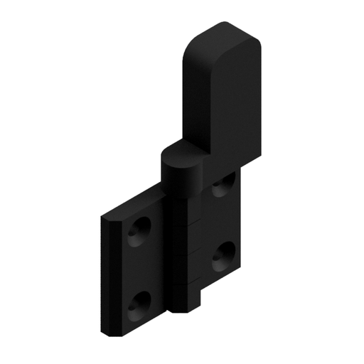 [00002758] Plastic hinge Elesa CFSQ.60-SH-6-C-A-D-EA