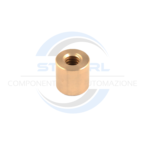 [00002775] Cylindrical Bronze Nut Tr12x3 rh