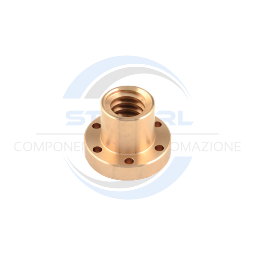 [00004743] Flanged bronze nut Tr22x5 rh